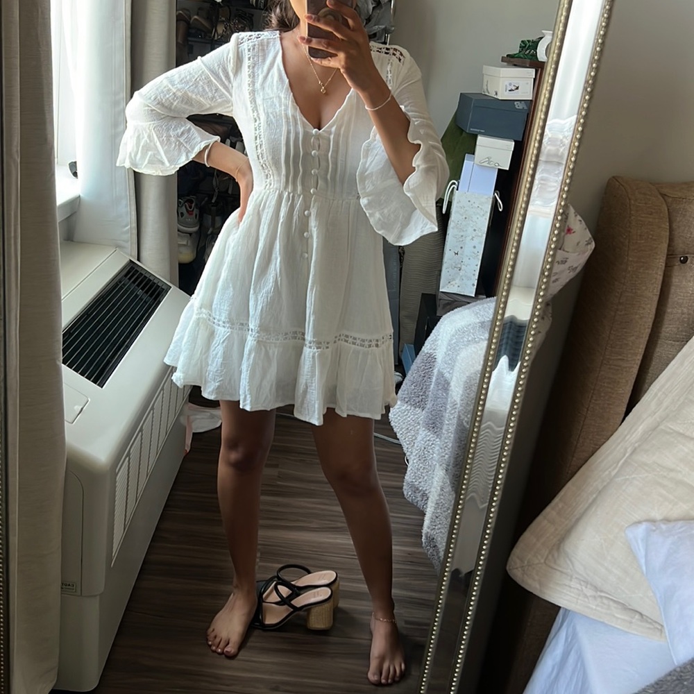 Princess Polly Chlo mini dress -white